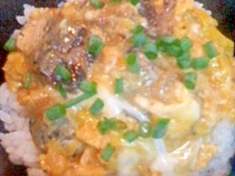 いわし缶のたまごとじ丼